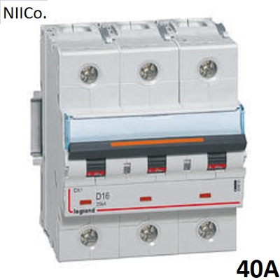 Picture of Circuit Breaker Legrand MCB-Triple Pole 40A 10KA