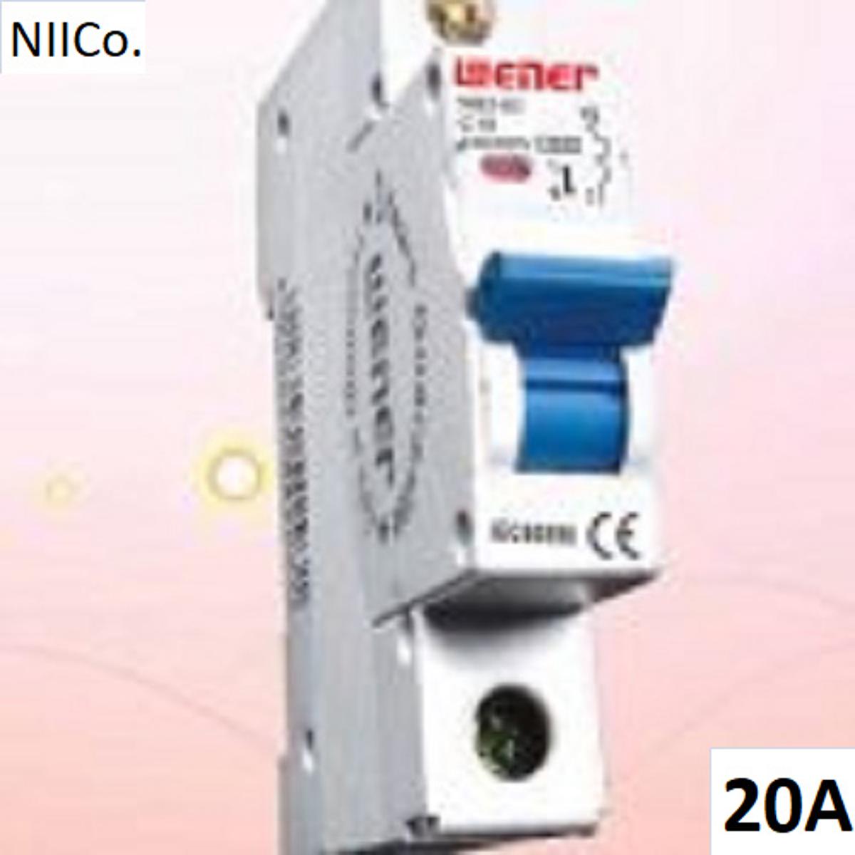 Picture of Circuit Breaker Wener MCB-Single Pole 20A