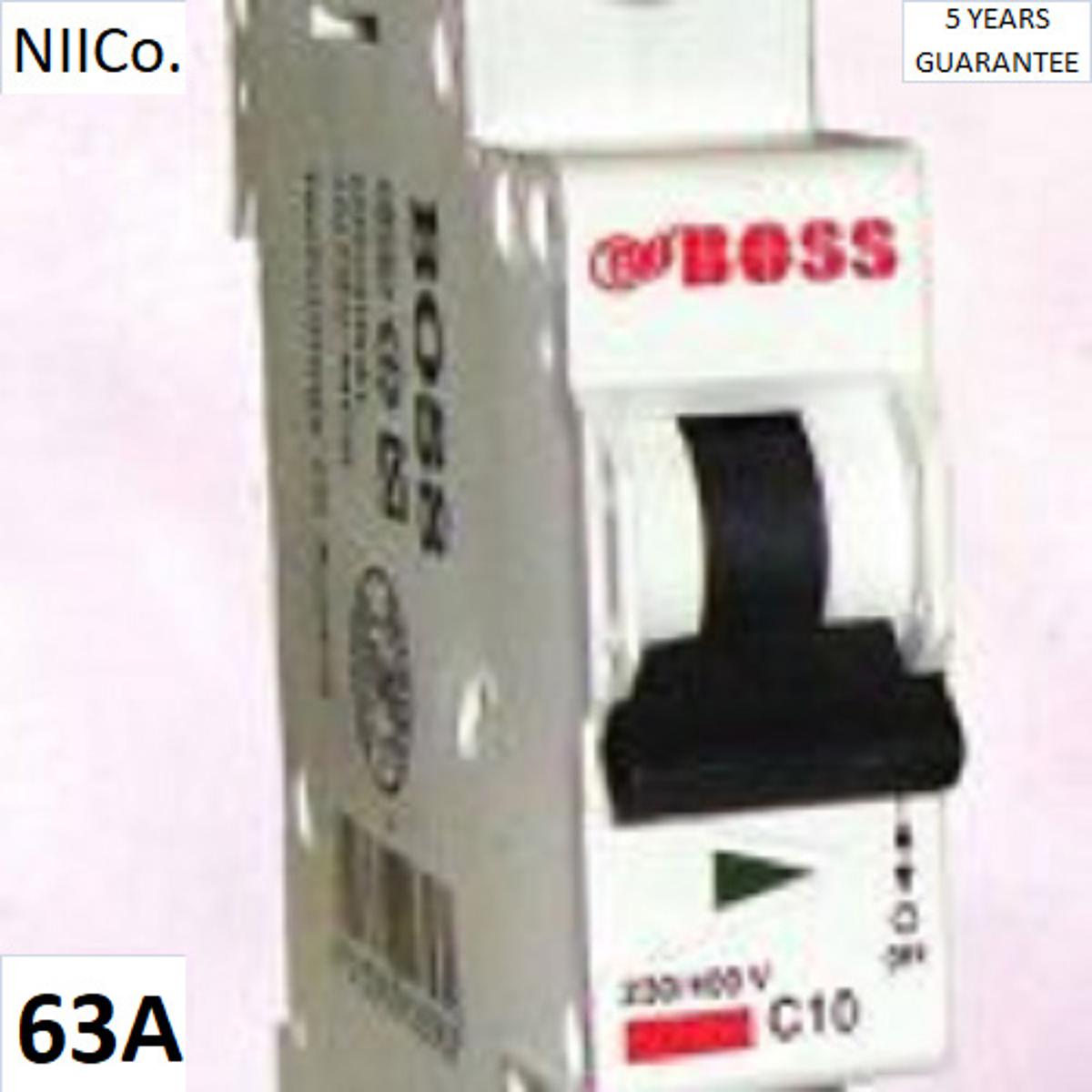 Picture of Circuit Breaker Wener B MCB-Single Pole 63A
