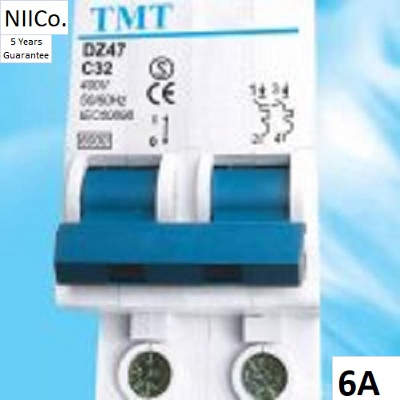 Picture of Circuit Breaker TMT MCB-Double Pole 06Amp