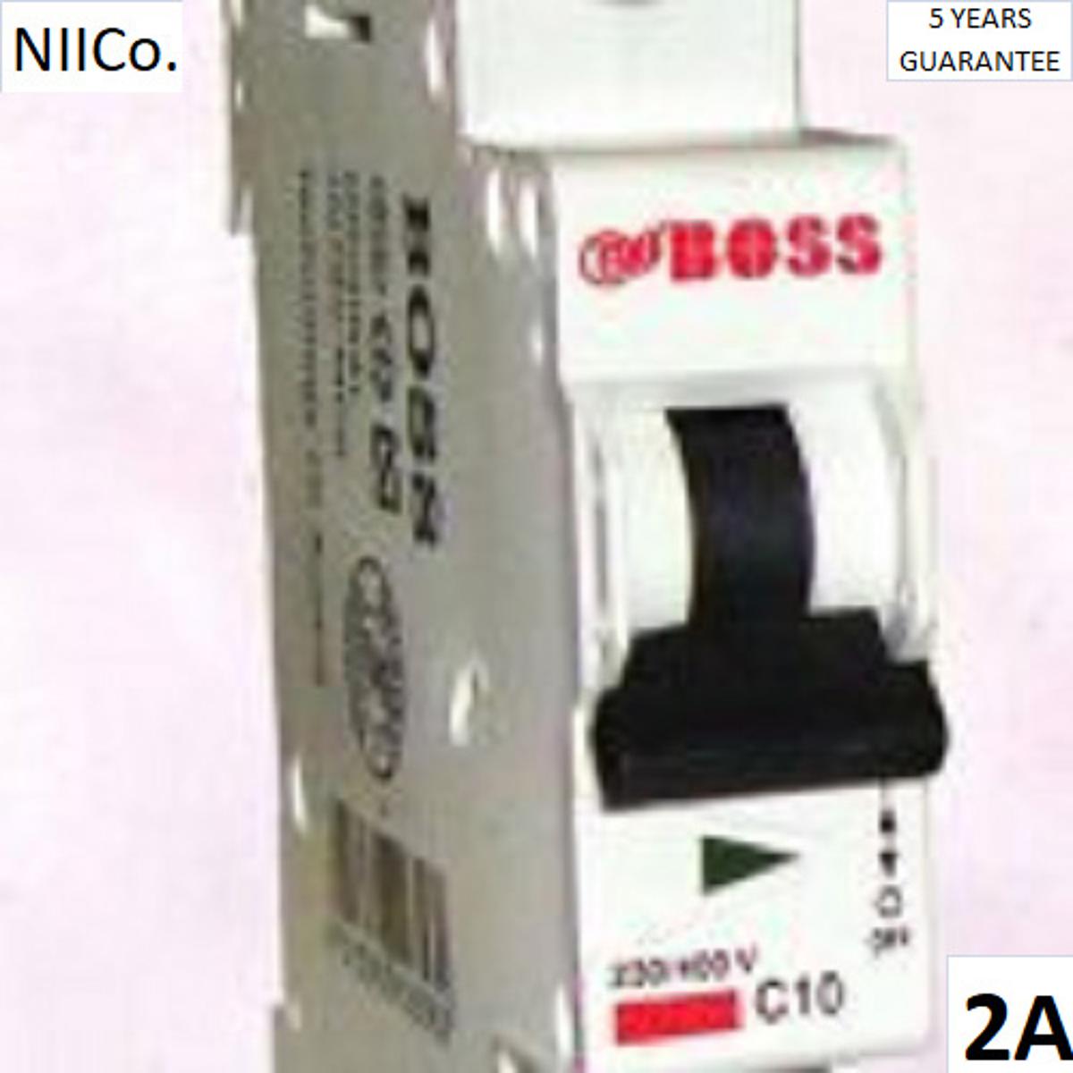 Picture of Circuit Breaker  Wener B MCB-Single Pole 02A
