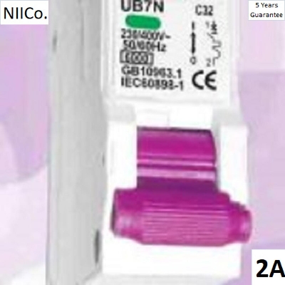 Picture of Circuit Breaker  NESFEL  MCB-Single Pole 02A