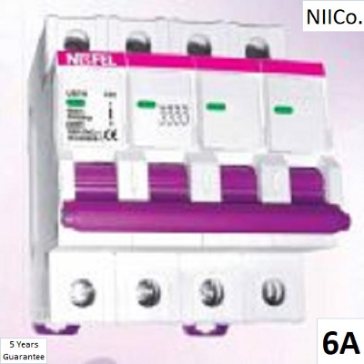 Picture of Circuit Breaker NESFEL MCB-Four Pole 06A