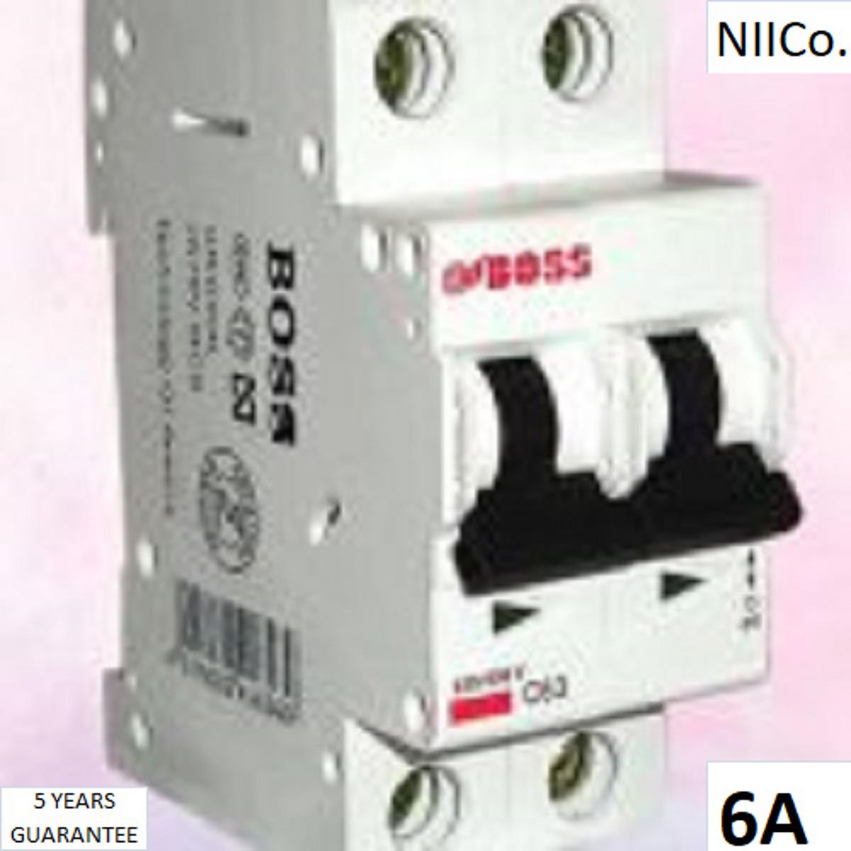Picture of Circuit Breaker Wener B MCB-Double Pole 06A