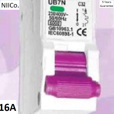 Picture of Circuit Breaker NESFEL MCB-Single Pole 16A