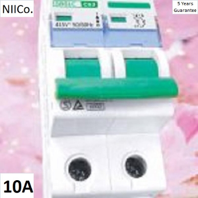 Picture of P-TECH Circuit Breaker   MCB-Double Pole 10Amp(5 years Warranty)