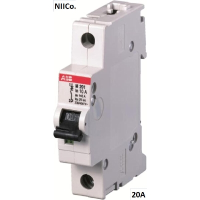 Picture of ABB Circuit Breaker Heavy Duty- MCB-Single Pole 20A( Made in Germany)
