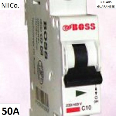 Picture of Circuit Breaker  Wener B MCB-Single Pole 50A