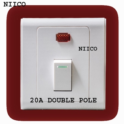 Picture of Wener Plus Switch Heavy Duty 20 Ampere Double Pole Switch