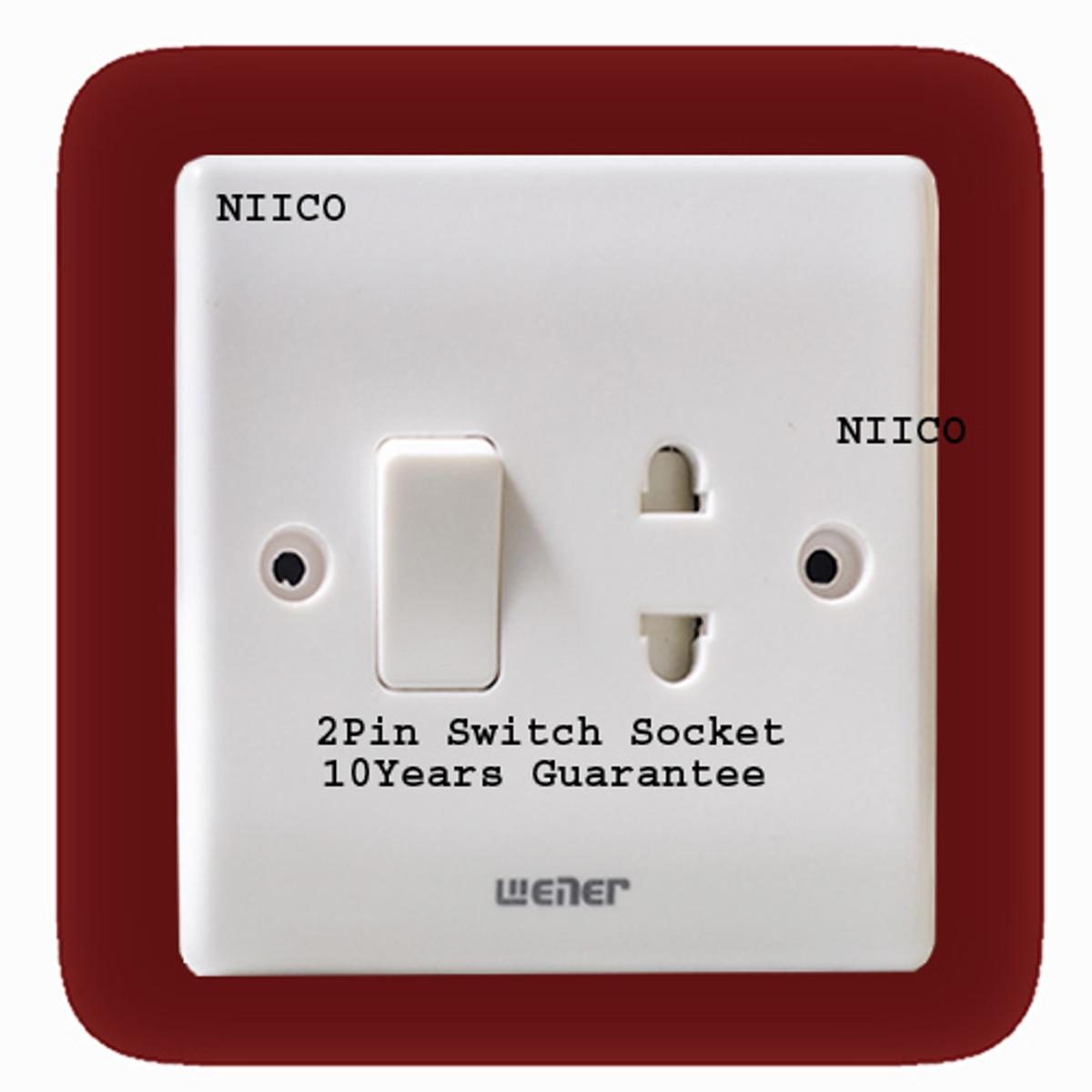 Picture of Winer  2 PIN Switch-Socket-10 Years Warranty