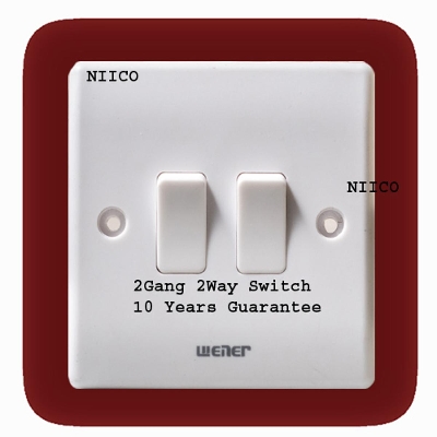 Picture of Winer Switch 2Gang 2Way Switch-10 Years Warranty
