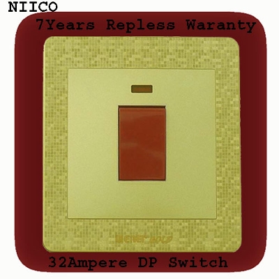 Picture of Exclusive  Winer Gold 32 Ampere DP Switch (7 Years Repless Warranty)