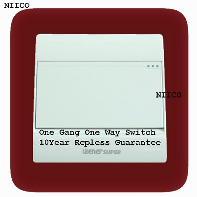 Picture of Wiener Super  Premium Quality 1 Gang 1Way Switch -(10 Years Repless Warranty)