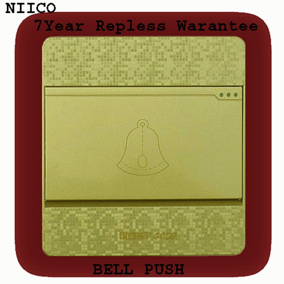 Picture of Exclusive  Winer Gold Bell Push -(7 Years Repless Warranty)