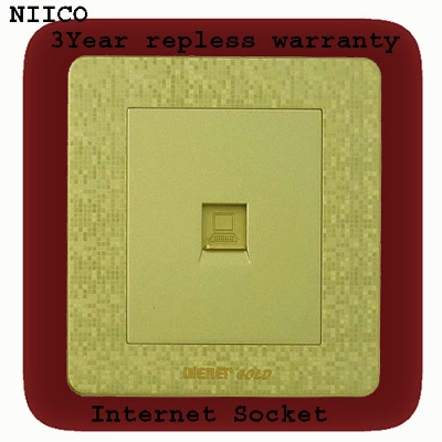 Picture of Exclusive  Wener Gold Internet  Socket-(3 Years Repless Warranty)