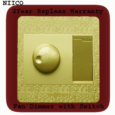 Picture of Exclusive  Wener Gold Fan Dimmer With Switch {2 Years Warranty)