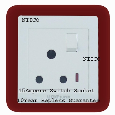 Picture of Wiener Super  Premium Quality 15 Ampere Switch Socket  -(10 Years Repless Warranty)