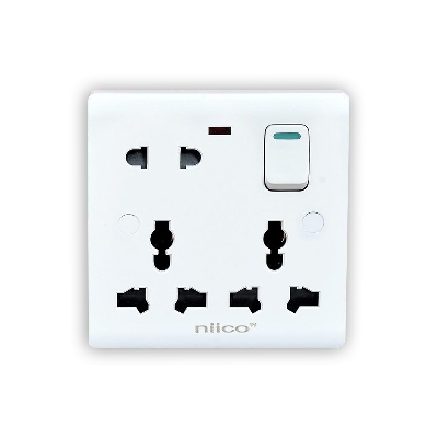 Picture of 8 Pin Heavy Duty 16 Ampere niico Switch Socket Bundle Offer - 2 (PCS)