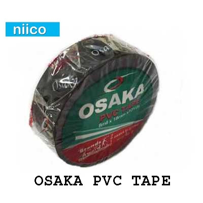 Picture of Osaka PVC Tape-Black (18 mm)-12 PCS