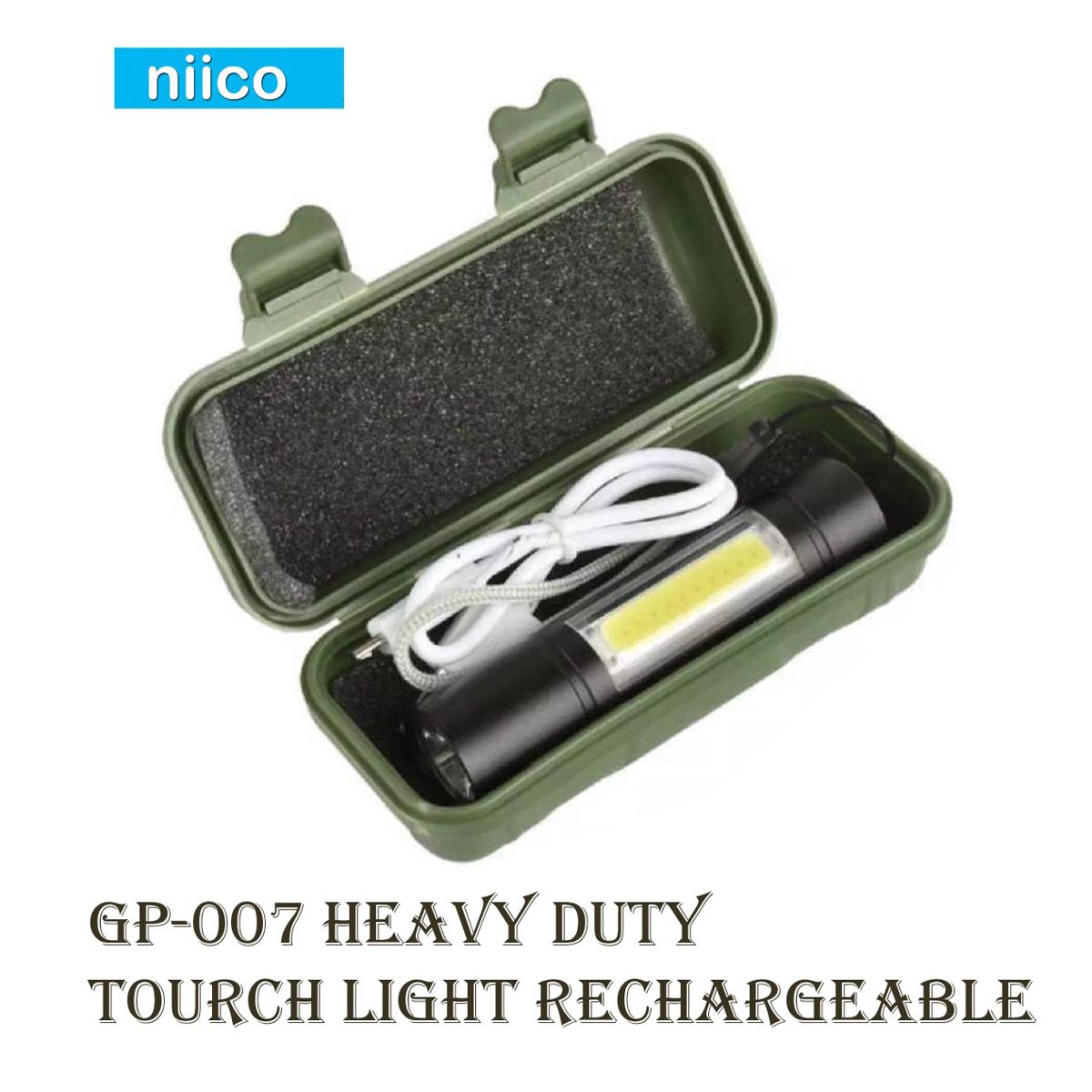 Picture of রিচার্জেবল হেভি ডিউটি usb টাচ লাইট মডেল-007 - torch light