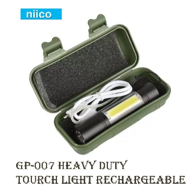 Picture of রিচার্জেবল হেভি ডিউটি usb টাচ লাইট মডেল-007 - torch light