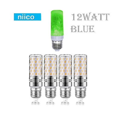 Picture of LED Exclusive  Candle Light Bulb 12 Watt -Blue Color(Pass Type Holder)
