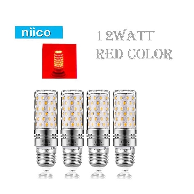 Picture of LED Exclusive Candle Light Bulb 12 Watt -Red Color(Pass Type Holder)
