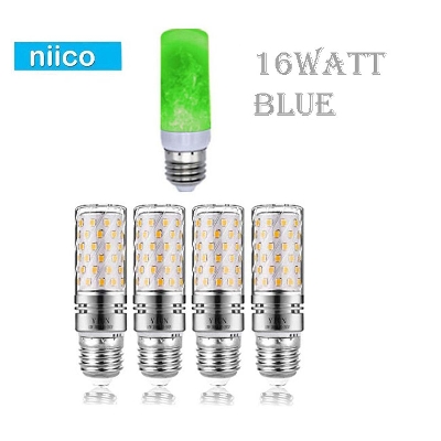 Picture of LED Exclusive Candle Light Bulb 16 Watt -Blue Color(Pass Type Holder)