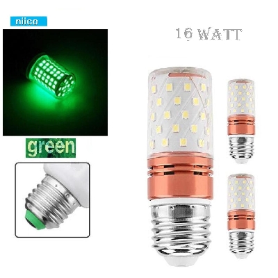Picture of LED Exclusive Candle Light Bulb 16 Watt -Green Color(Pass Type Holder)