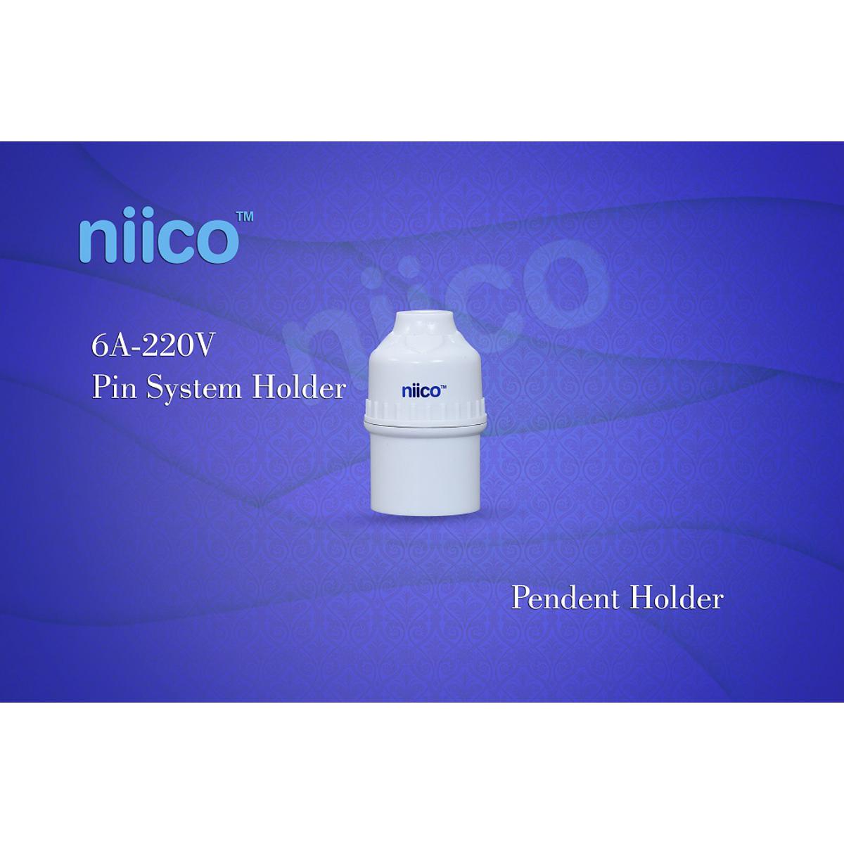 Picture of Safety Pendant Holder  White Color For Pin Type Light Model-niico-024 (12 PCS Combo)