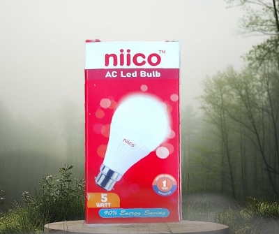 Picture of ECO LED Bulb Premium Quality niico-5 Watt Pin Type holder (1 Year Warranty)