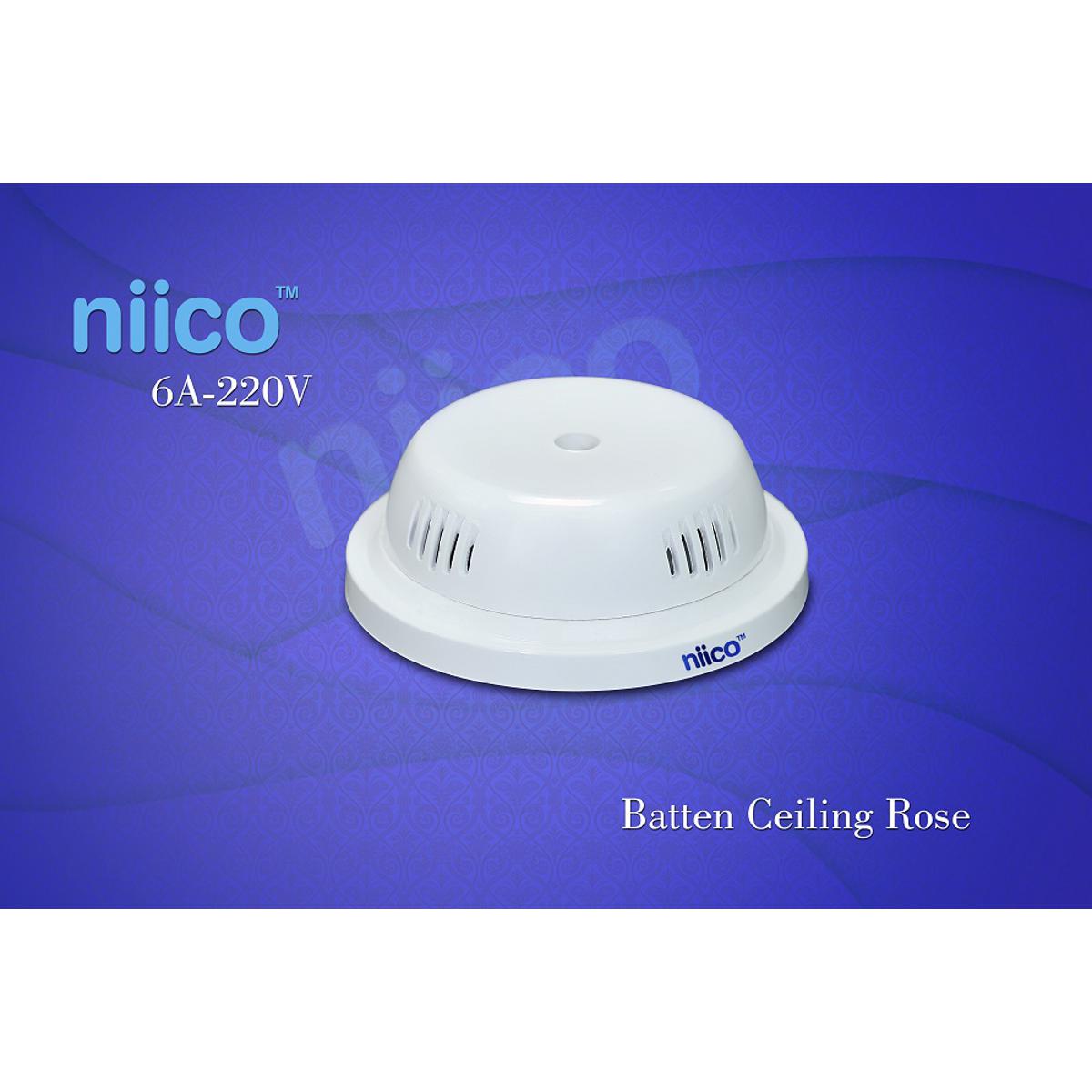 Picture of Batten Ceiling Rose  Holder Exclusive For Pin Type Light Model-niico 027 (12 PCS Combo)