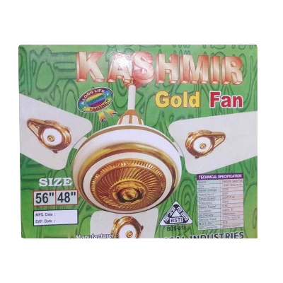 Picture of Kashmir Gold Exclusive 56" Ceiling Fan- 03 Aluminium Blades-1400mm (10 Years Repless Warranty )