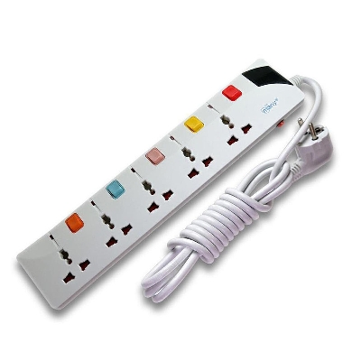 Picture of Multi Plug Heavy Duty 5 Gang Model MTS-G157-2Pin Plug/5 Meter Wire