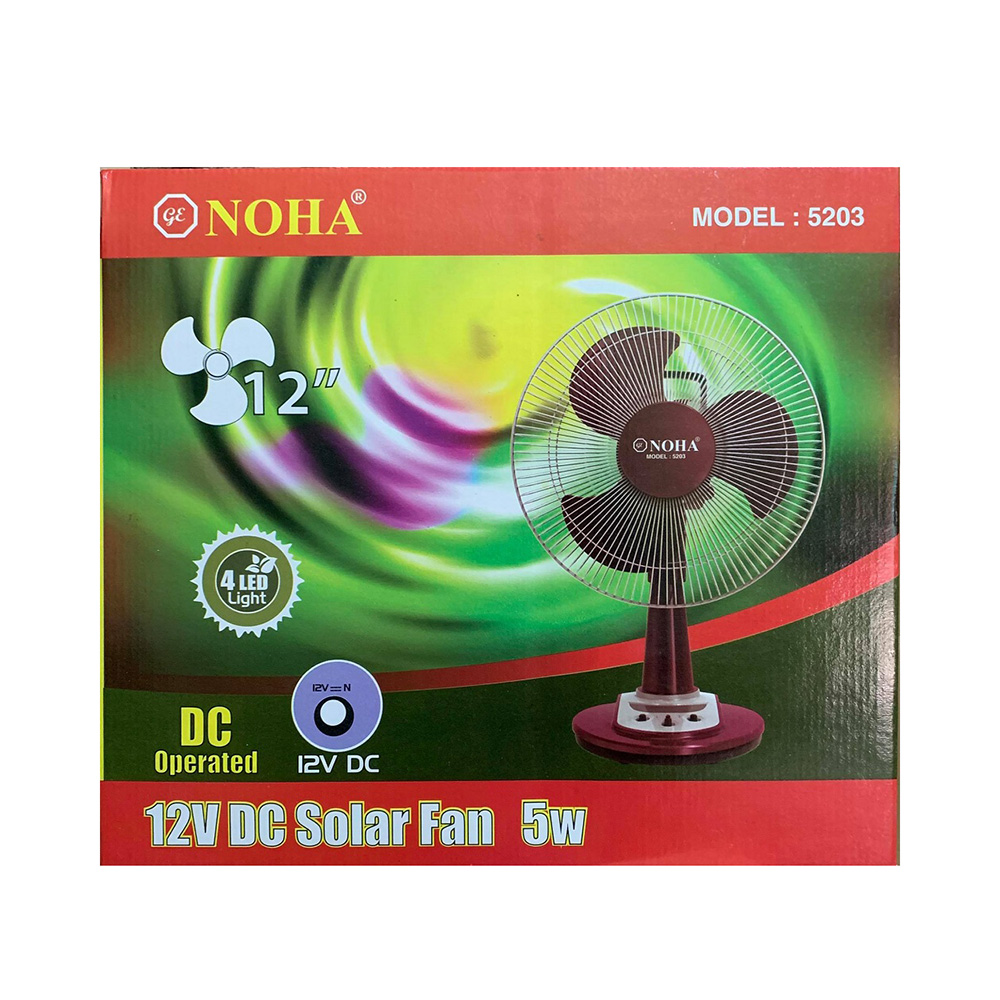 Picture of Efficient 12V DC Solar Fan 5W for Eco-Friendly Cooling: 12-Inch Noah Breeze Solution
