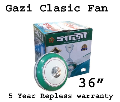 Picture of Gazi Clasic 36 Inch Ceiling Fan -5 Year Repless Warranty