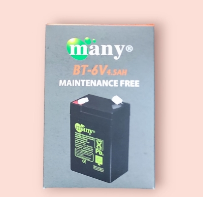 Picture of Defender Charger Fan Rechargeable Battery -6v. 4.5ah - Clip System