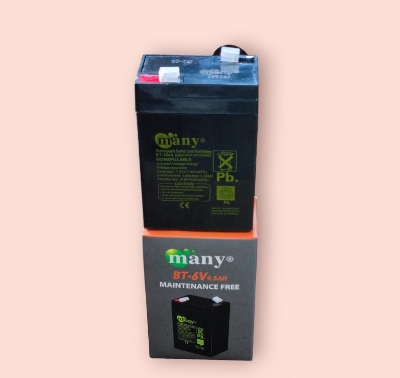 Picture of Defender Charger Fan Rechargeable Battery -6v. 4.5ah - Clip System