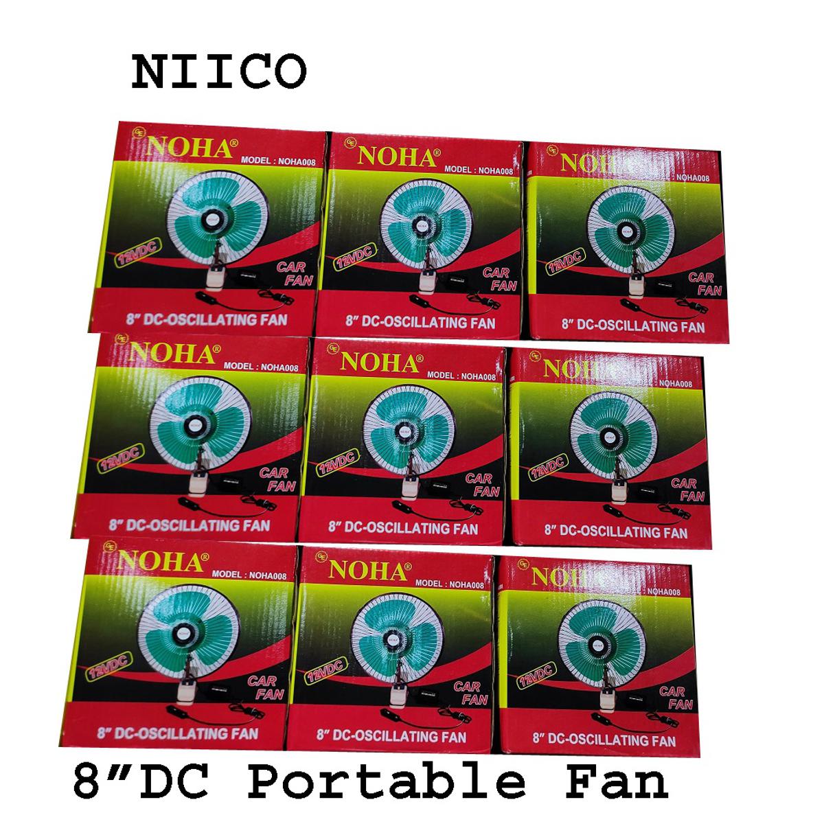 Picture of 12V DC Portable Oscillating 8" Fan -NOAH