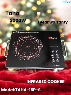 Picture of taha Infrared Cooker 85% Energy Savings & Smokeless Model : taha-16 Capacity : 2000 Watt-Suit For Any Pot-4 Digit Disply-1 Year Warranty