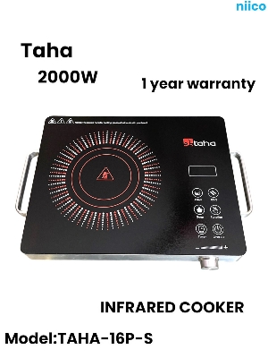 Picture of taha Infrared Cooker 85% Energy Savings & Smokeless Model : taha-16 Capacity : 2000 Watt-Suit For Any Pot-4 Digit Disply-1 Year Warranty