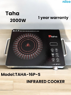 Picture of taha Infrared Cooker 85% Energy Savings & Smokeless Model : taha-16 Capacity : 2000 Watt-Suit For Any Pot-4 Digit Disply-1 Year Warranty