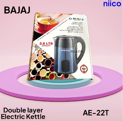 Picture of BAJAJ Durable long Life Heavy Duty  Electric Kettle  Double layer Kettle = 2.8 LTR  (1 Years Warranty)