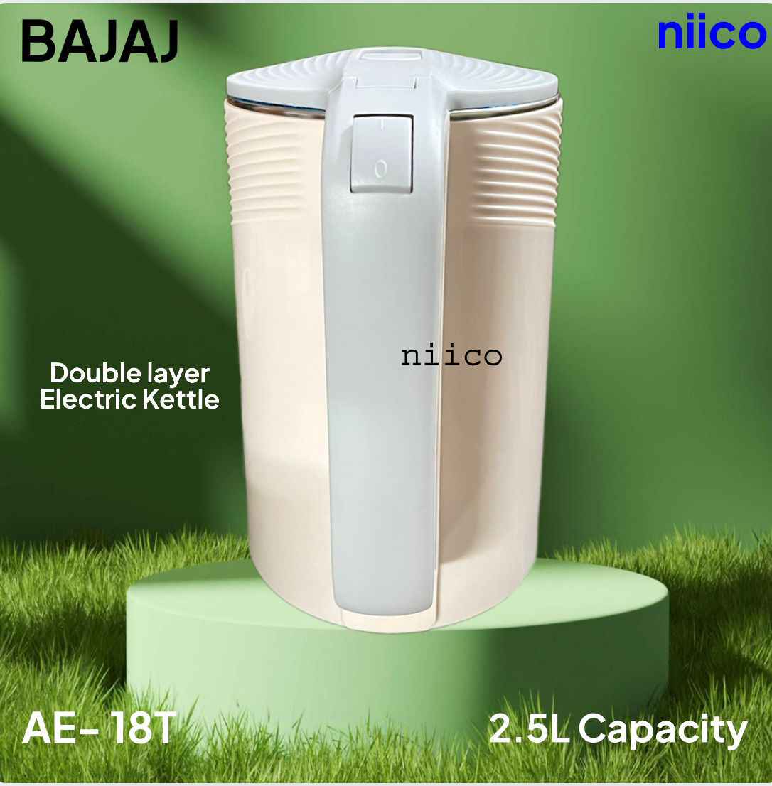 Picture of BAJAJ Durable long Life Heavy Duty  Electric Kettle  Double layer Kettle = 2.5 LTR  (1 Years Warranty)
