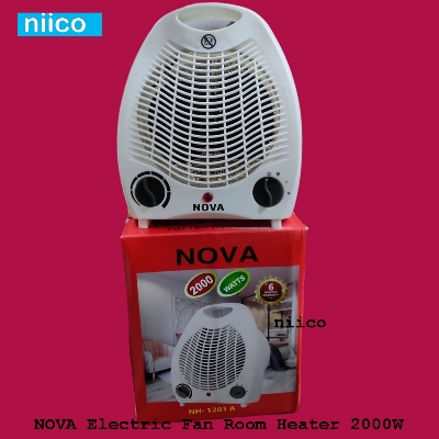 Picture of NOVA Heavy Duty Electric Fan Room Heater 2000W Model: NH-1201A( 6 Month Warranty )