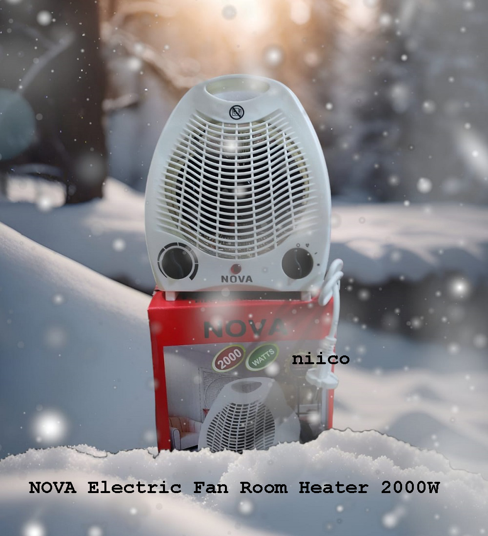 Picture of NOVA Heavy Duty Electric Fan Room Heater 2000W Model: NH-1201A( 6 Month Warranty )