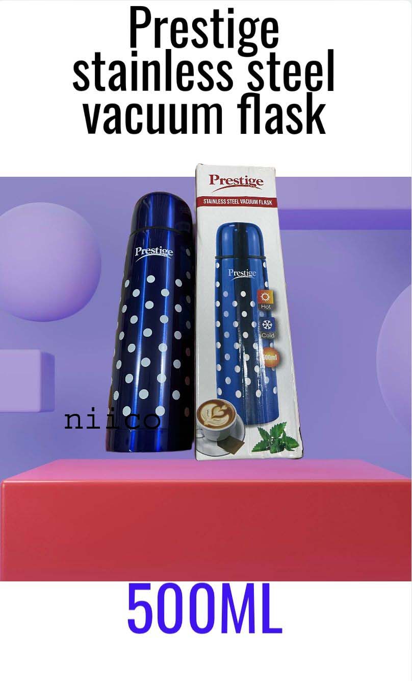 Picture of Prestige Heavy duty Vacuum Flask 500 ML ALL STEEL HOT/COLD WATER FLASK/TEA FLASKS/VACUUM BOTTLE