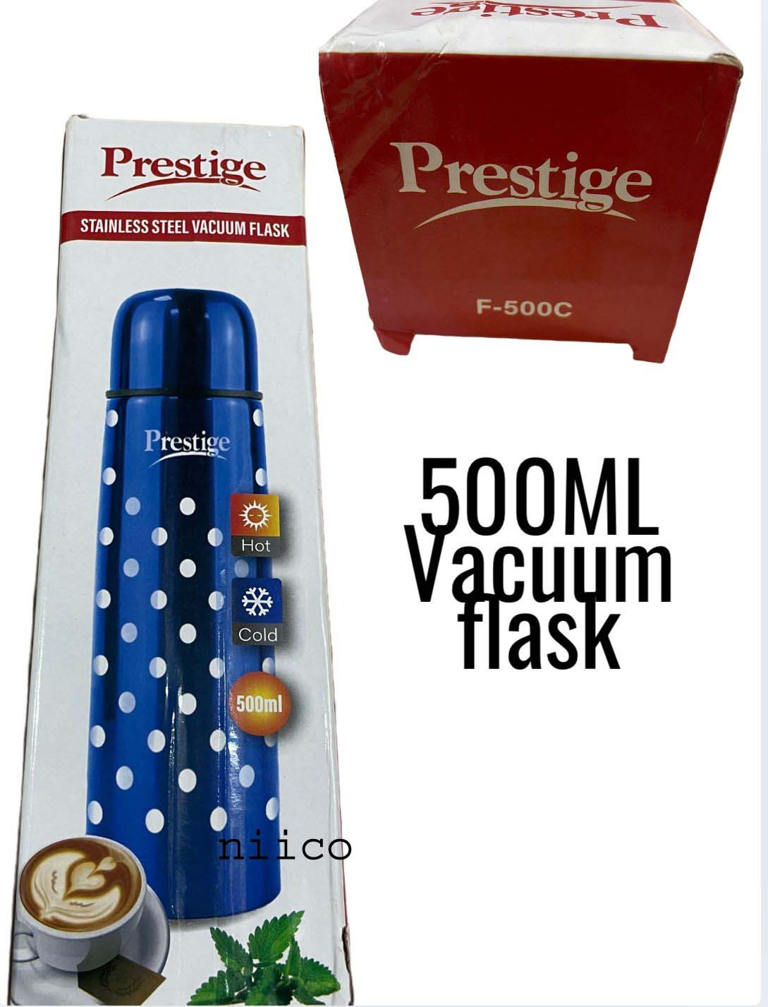 Picture of Prestige Heavy duty Vacuum Flask 500 ML ALL STEEL HOT/COLD WATER FLASK/TEA FLASKS/VACUUM BOTTLE