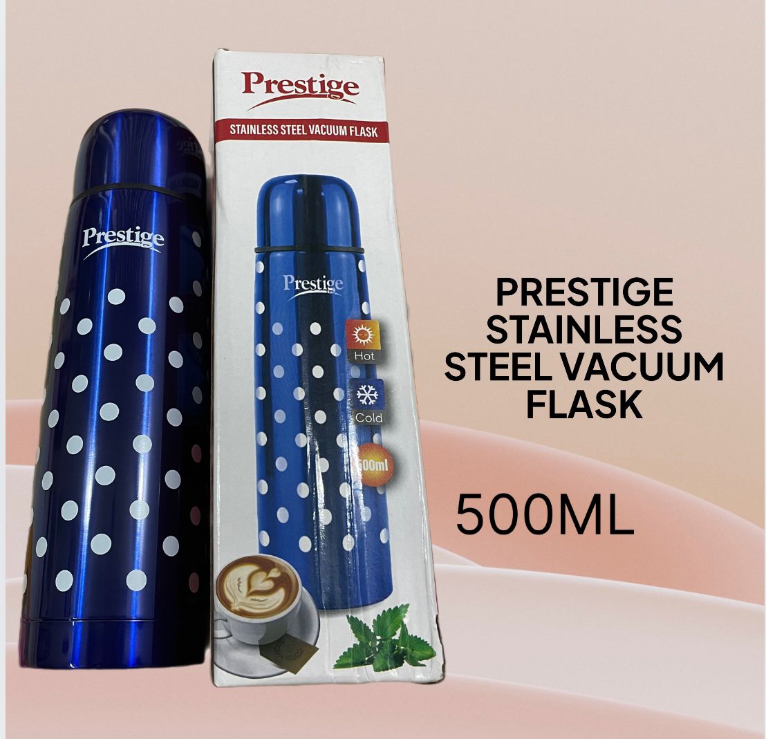 Picture of Prestige Heavy duty Vacuum Flask 500 ML ALL STEEL HOT/COLD WATER FLASK/TEA FLASKS/VACUUM BOTTLE