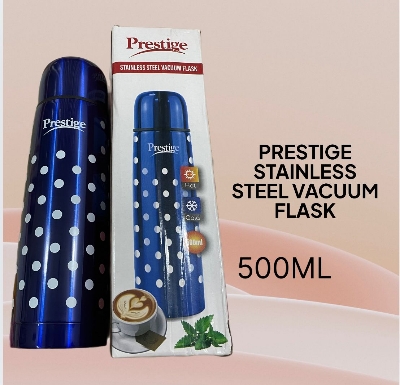 Picture of Prestige Heavy duty Vacuum Flask 500 ML ALL STEEL HOT/COLD WATER FLASK/TEA FLASKS/VACUUM BOTTLE